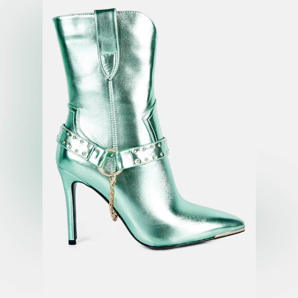 Showstopper boots sz 7. Mint green. London Rag. New never worn - Picture 2 of 4